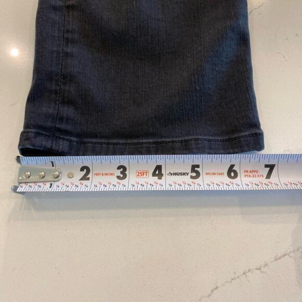 FRAME Le High‎ Straight Leg Cropped Denim Jeans in Maverick Rips Size 28 - Picture 10 of 12